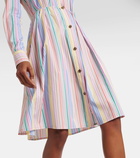 Etro Striped cotton shirt dress