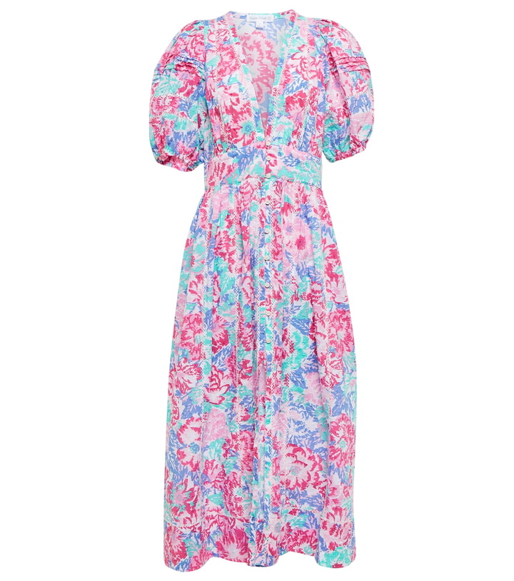 Photo: Poupette St Barth Reine floral midi dress