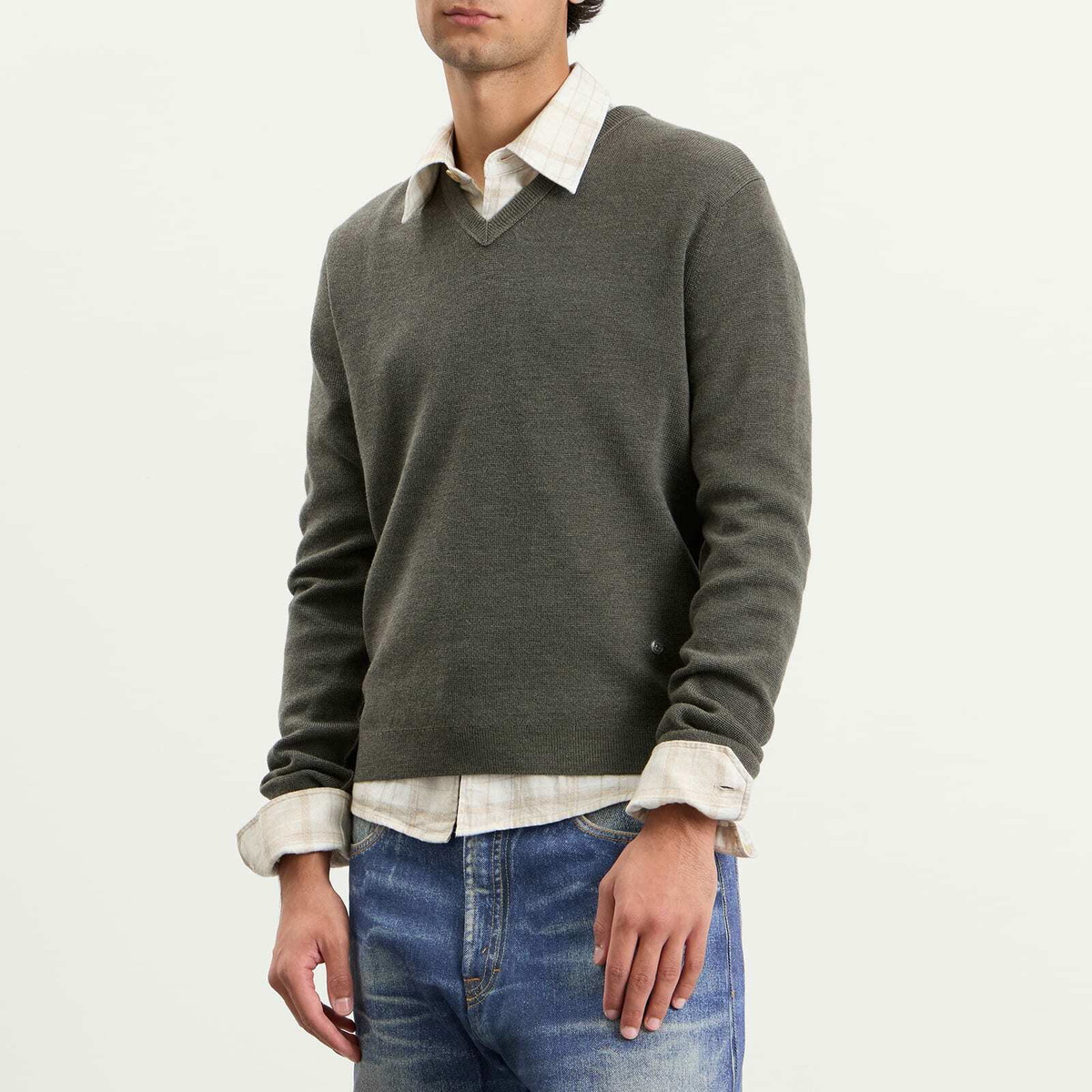 Acne Studios Men's Kodos Merinos Jumper in Cedar Green