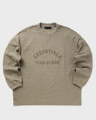 Fear Of God Essentials Essentials L/S Tee Brown - Mens - Longsleeves