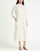 Peserico Womens Maxi dress in Ivory