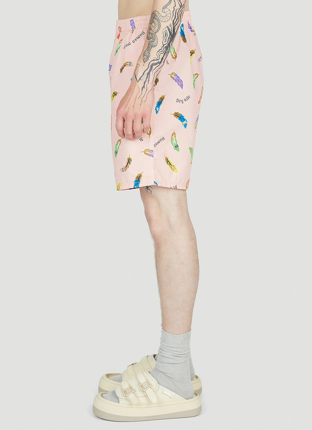 Human Made Feather Print Shorts