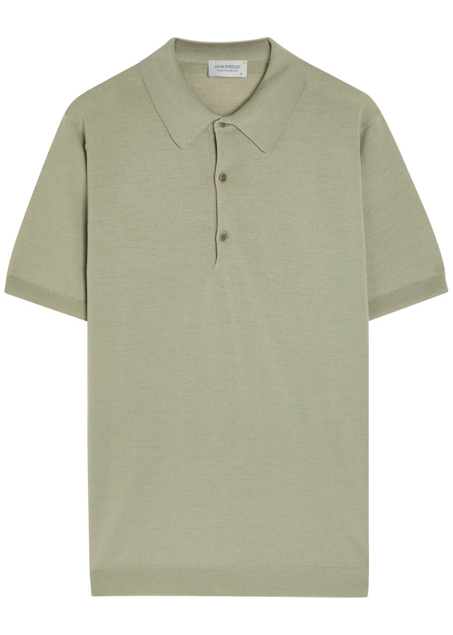 John Smedley - 14.Singular wool polo shirt John Smedley