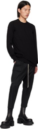 Rick Owens Black Porterville Cropped Cargo Pants