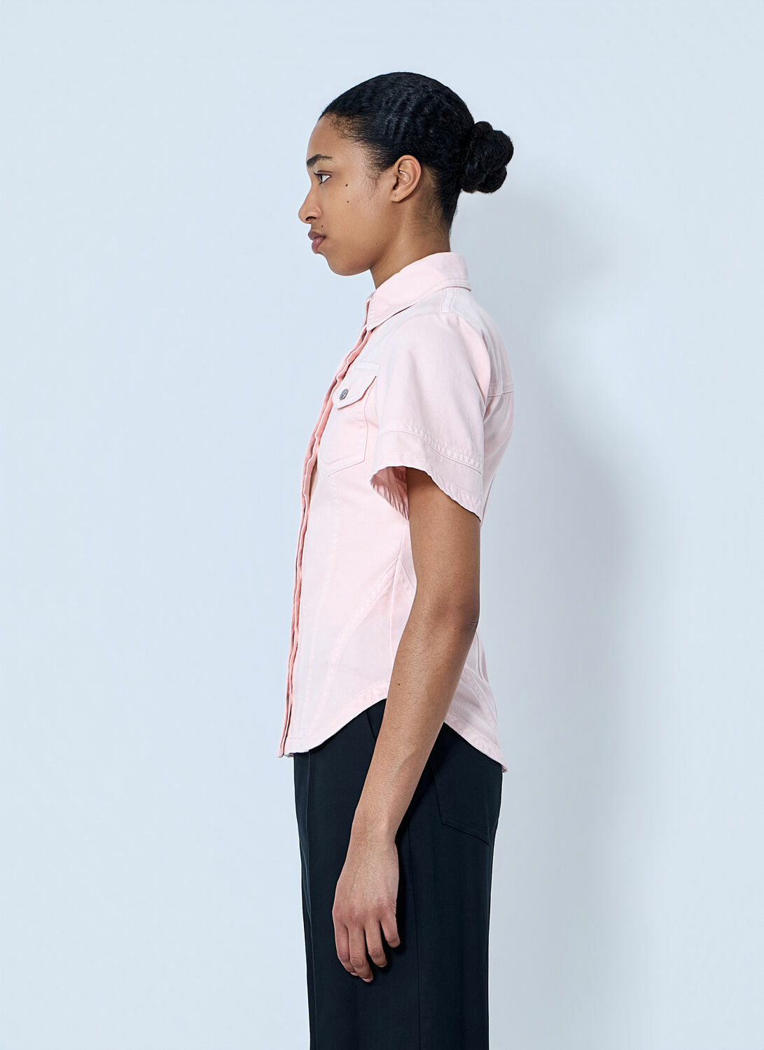 Sportmax Short Sleeve Button-Down Shirt