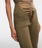 Jean Paul Gaultier Wool-blend Capri pants