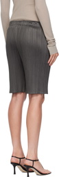 PLEATS PLEASE ISSEY MIYAKE Gray June Monthly Colors Shorts