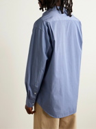 The Row - Miller Cotton-Poplin Shirt - Blue