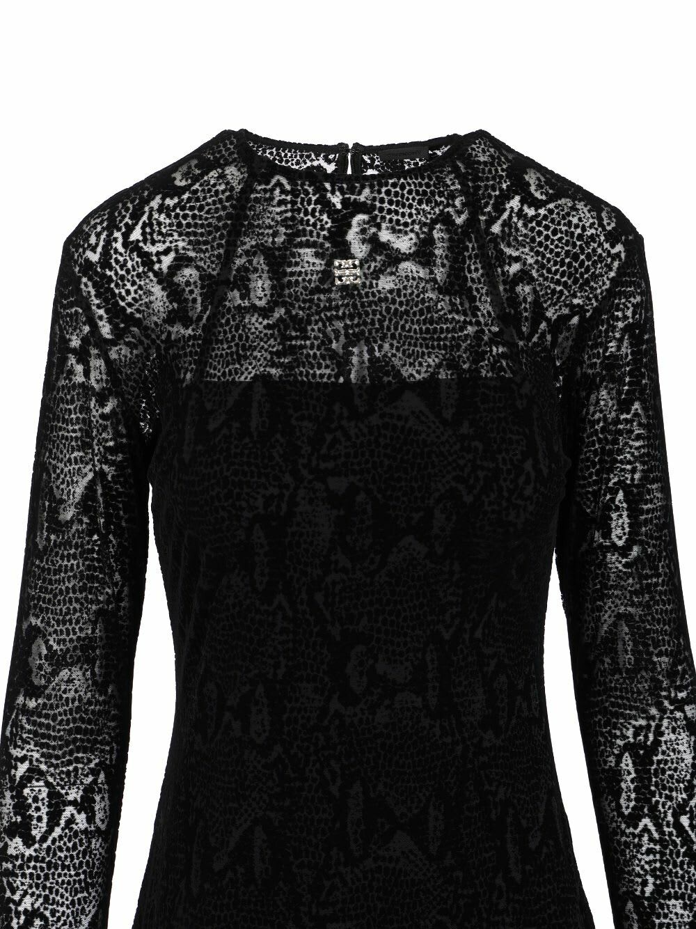ワンピース Givenchy Mini Dress With Tulle Pattern Givenchy Mini Dress With Tulle Pattern Givenchy