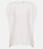 Toteme Draped satin top