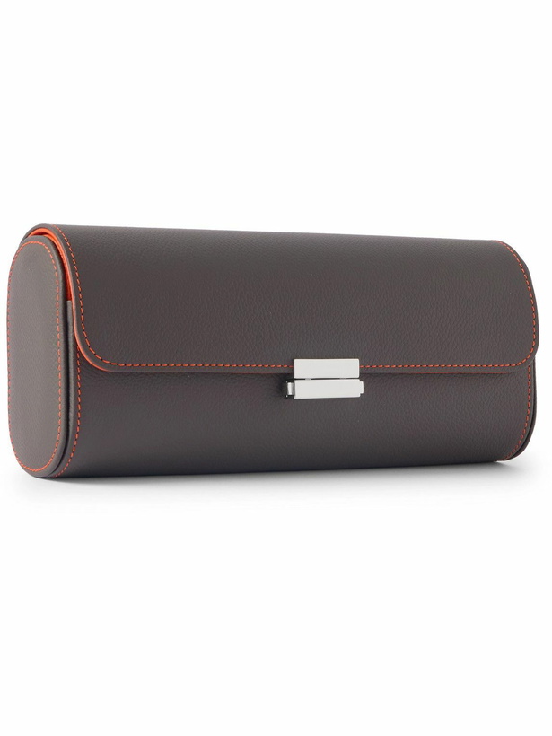 Photo: Scatola del Tempo - Full-Grain Leather Watch Roll