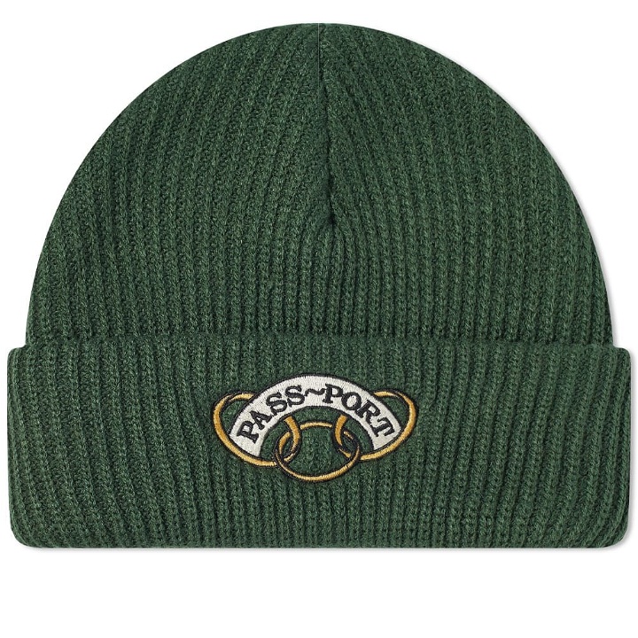 Photo: Pass~Port Men's Communal Rings Beanie in Forest Green