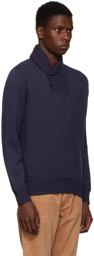 Polo Ralph Lauren Navy Shawl Collar Sweater