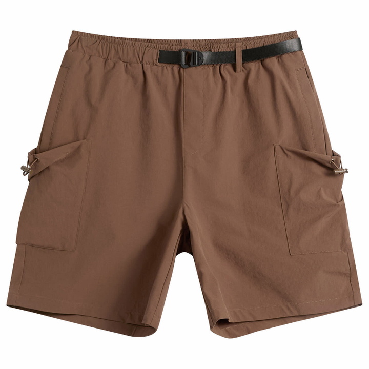 Photo: Mellow Clo Men's Forage Shorts in Brown