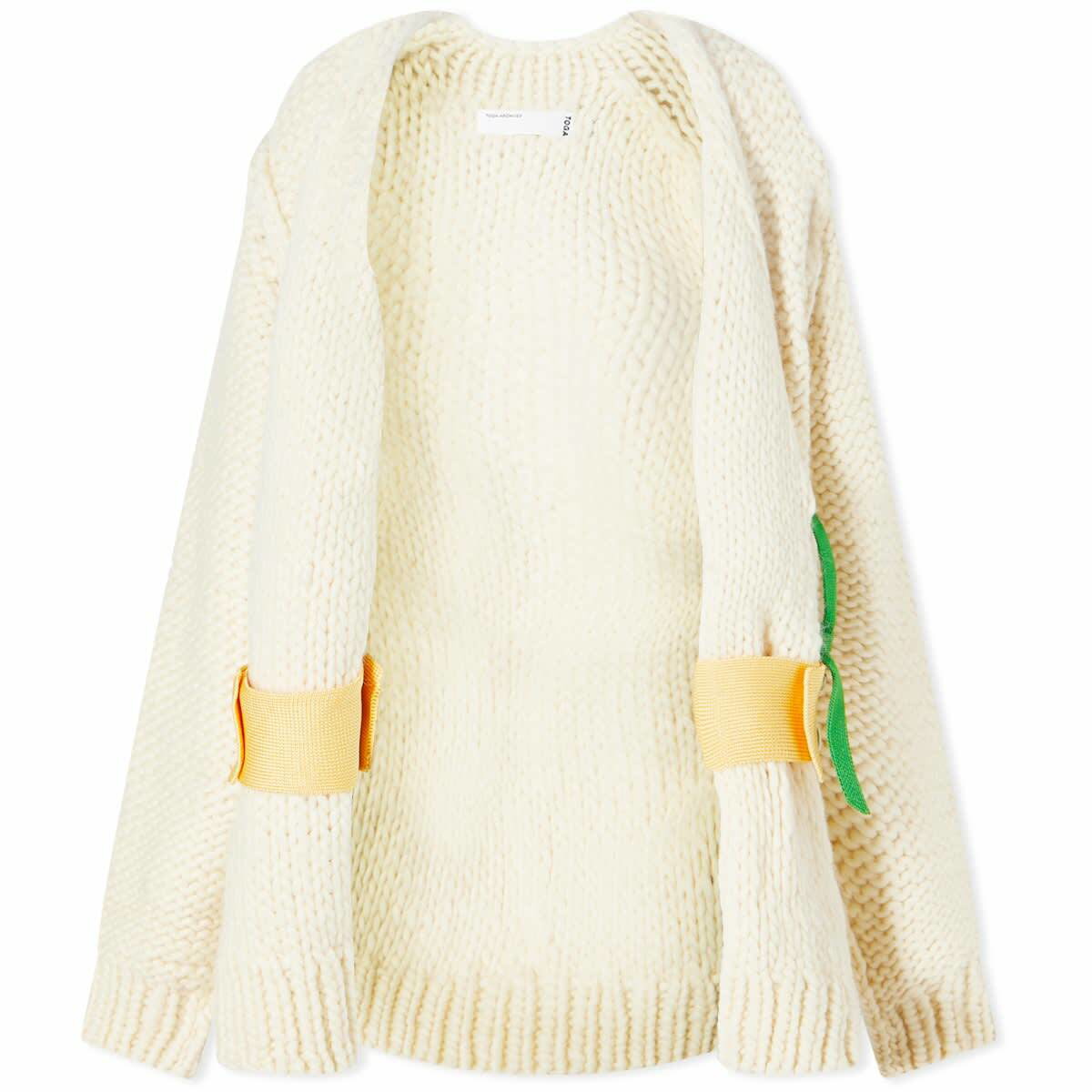 Toga Pulla Jacquard Knit Cardigan Toga Pulla