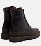 Le Monde Béryl Dolomite leather lace-up boots