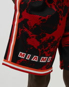 Mitchell & Ness Nba Team Marble Swingman Shorts Heat 1996 Black - Mens - Sport & Team Shorts