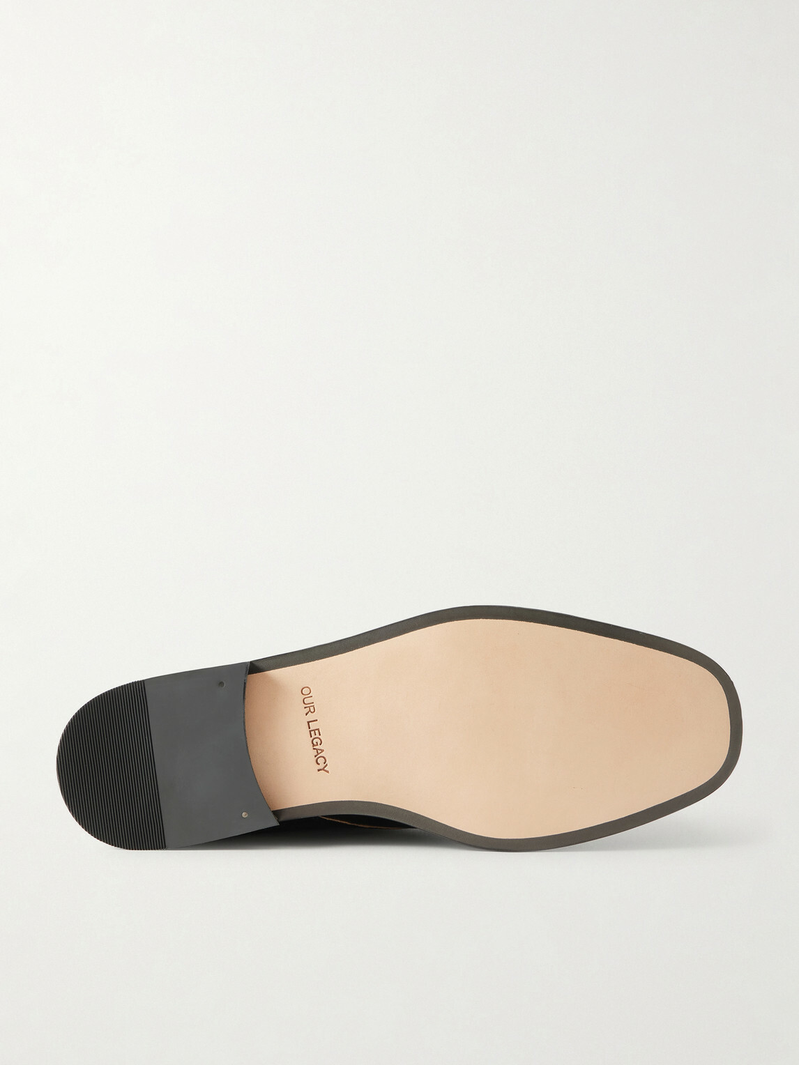 Our Legacy - Collapsing Consultant Leather Derby Shoes - Black Our