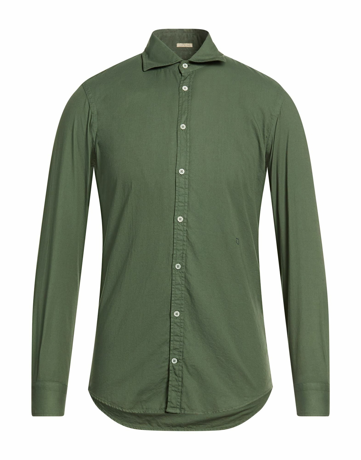 Massimo Alba Mens Shirt Military in Green