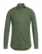 Massimo Alba Mens Shirt Military in Green