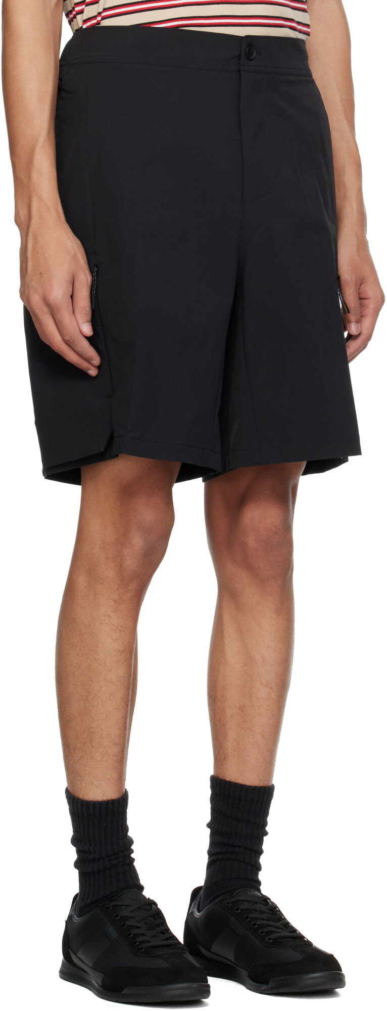 BOSS Black Zip Pocket Shorts