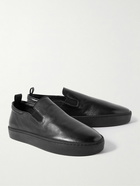 Officine Creative - Bug Leather Slip-On Sneakers - Black