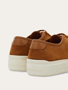 Ferragamo Mens Gancini sneaker in Brown