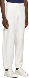 Giorgio Armani White Logo Lounge Pants