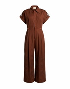 Lovebirds Womens Jumpsuit in Brown
