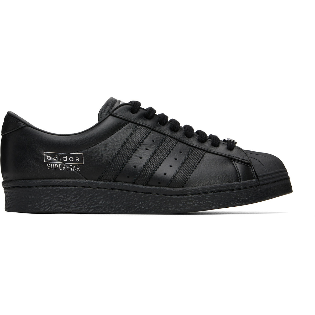 adidas Originals Black A Superstar Sneakers