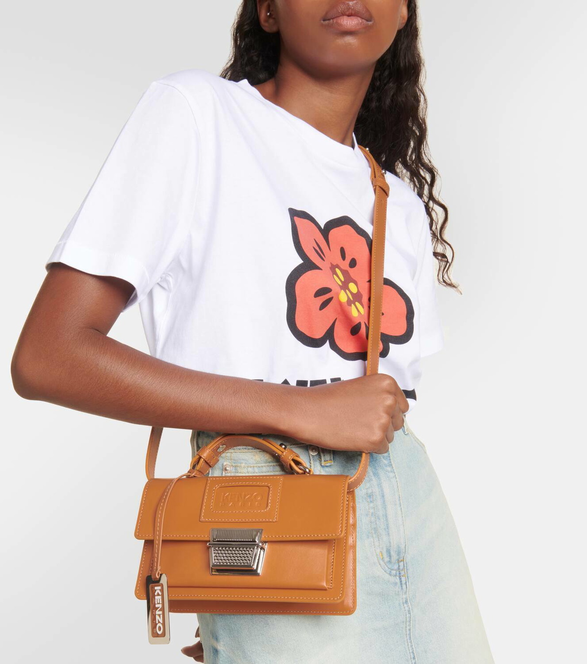 Kenzo Rue Vivienne Mini leather shoulder bag Kenzo