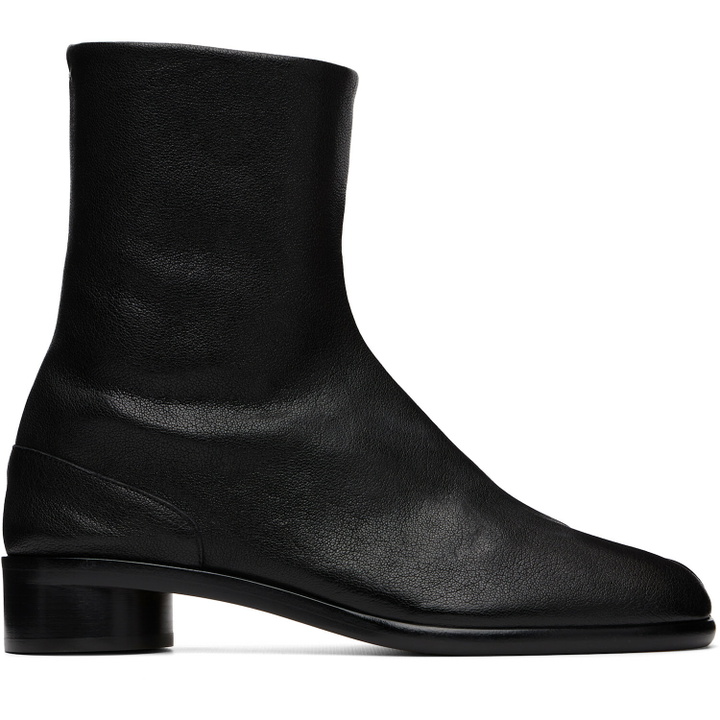 Photo: Maison Margiela Black Tabi Ankle Boots