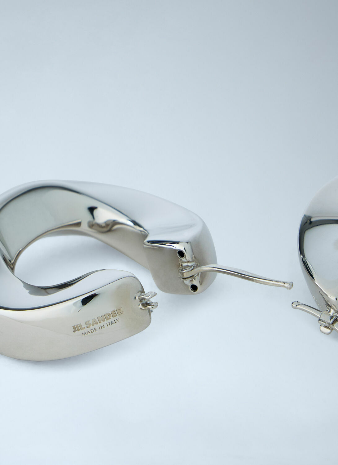 Jil Sander Sculpted Hoop Earrings