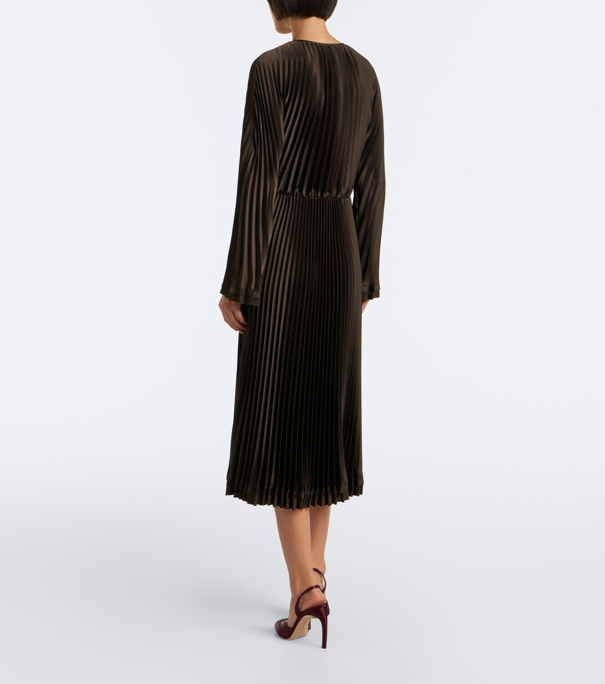 Vince Pleated midi dress