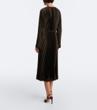 Vince Pleated midi dress