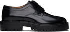 Maison Margiela Black Tabi Lace-Up Derbys