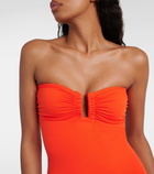 Eres Cassiopée strapless bustier swimsuit