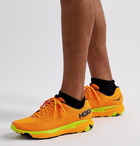 Hoka One One - Torrent 2 Rubber-Trimmed Mesh Trail Running Shoes - Orange