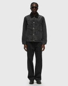 Levis Lined Type I Trucker Black Denim Jackets