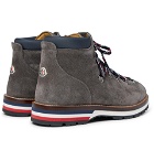 Moncler - Peak Nubuck Hiking Boots - Men - Light gray