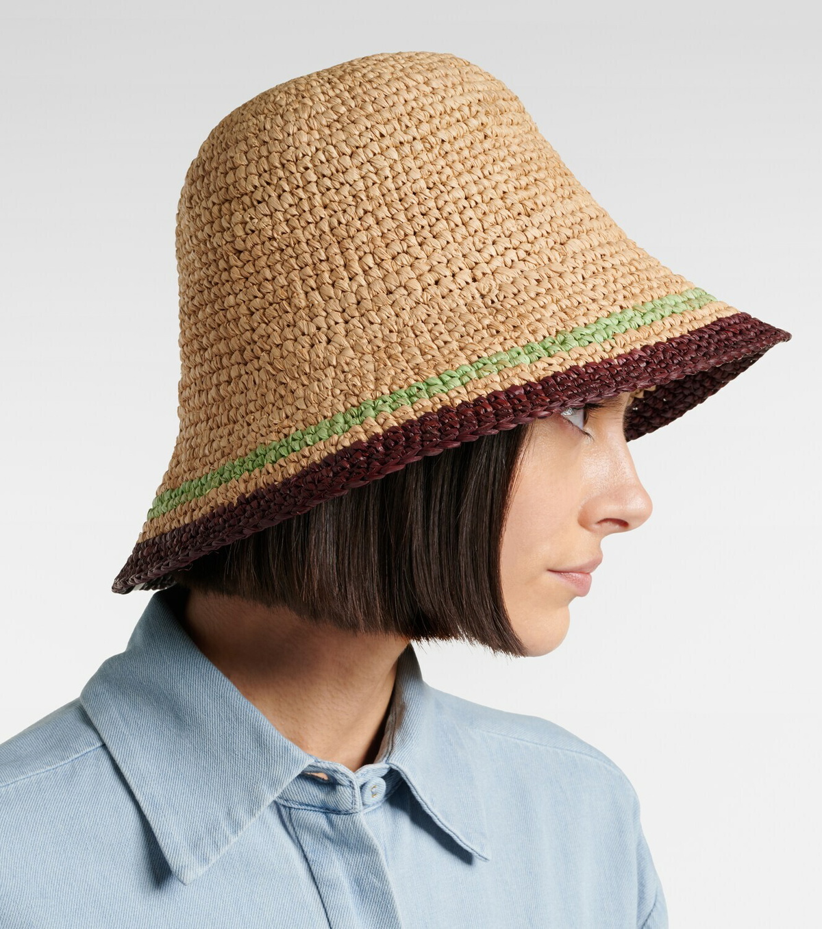 Zimmermann Raffia cloche hat