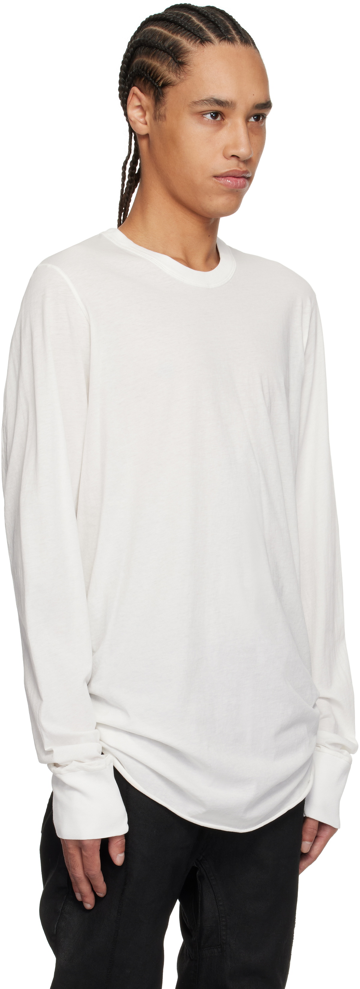 11 by Boris Bidjan Saberi White LS1C T-shirt