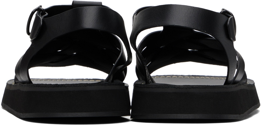 HEREU Black Beltra Sandals