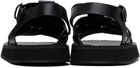 HEREU Black Beltra Sandals