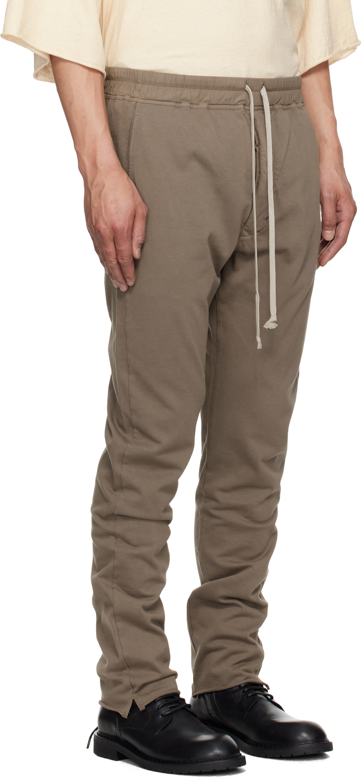 Base Drawstring Rick Owens DRKSHDW Gray Hollywood Berlin Drawstring Sweatpants Rick ...