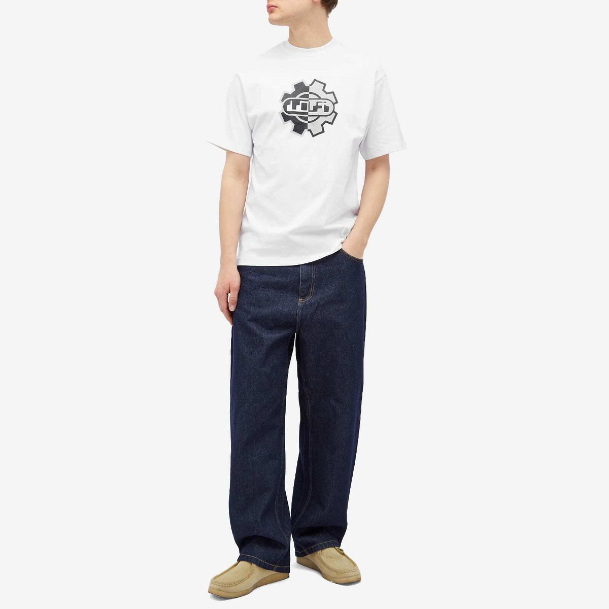 Lo-Fi Men's Gear T-Shirt in White