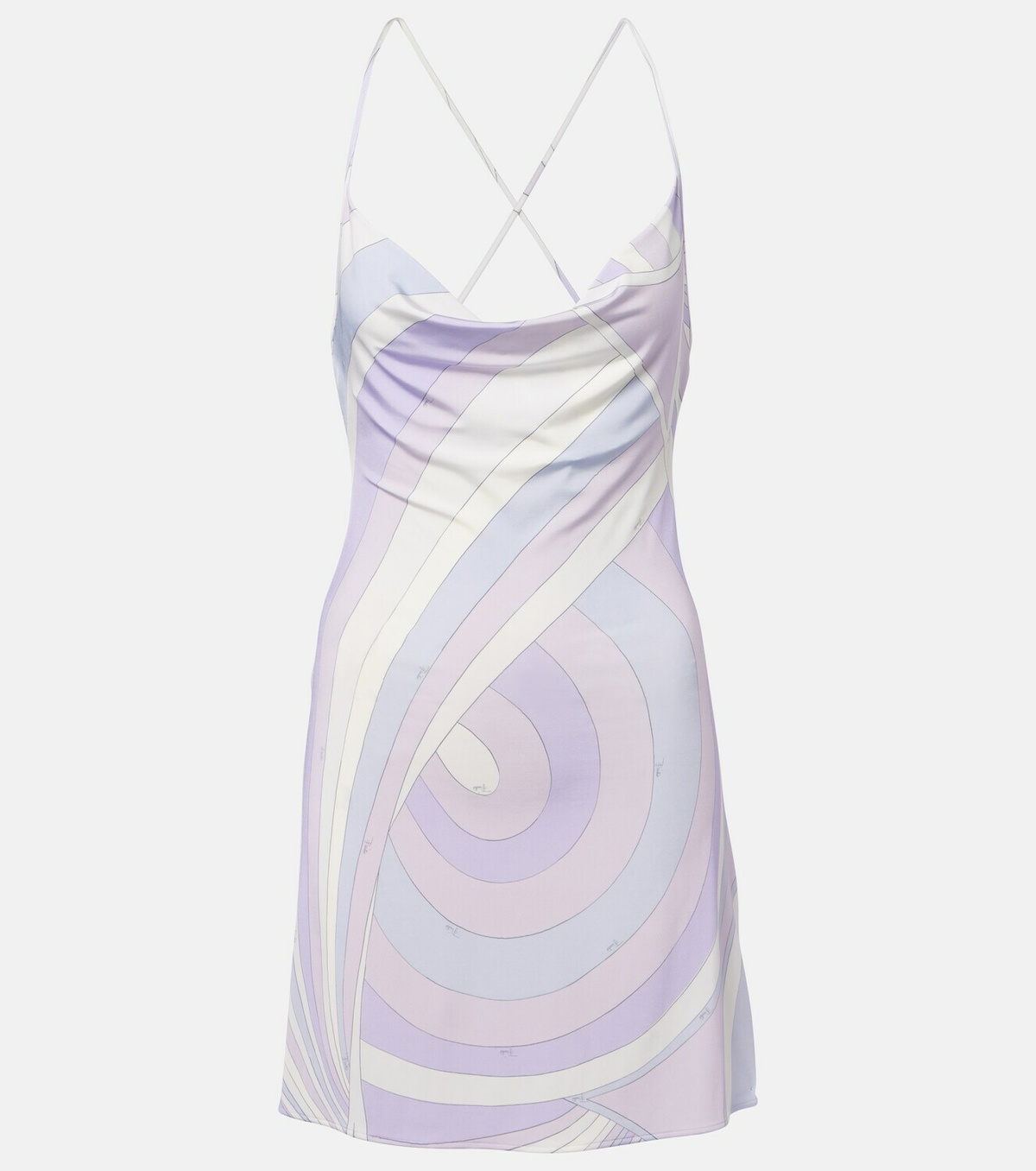 Pucci Iride satin jersey minidress