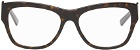 Balenciaga Tortoiseshell Square Glasses