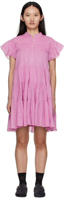 Photo: Isabel Marant Etoile Pink Cotton Lanikaye Dress
