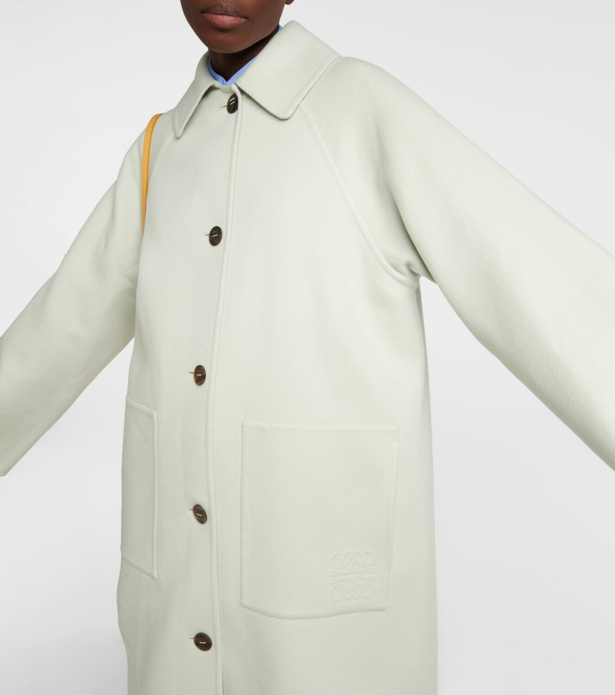 ジャケット・アウター LOEWE cashmere blend wool coat 0400021300496_MIDNIGHTBLUE?wid